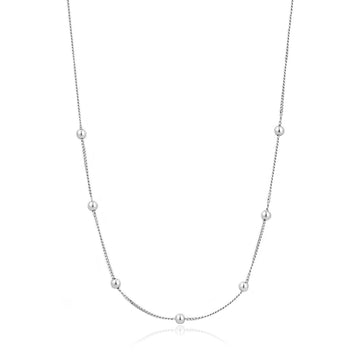 Ania Haie - Silver Modern Beaded Necklace