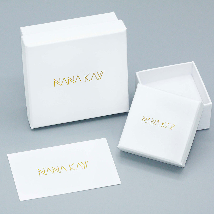 Nana Kay - Double Happiness Affection Hoop Earrings