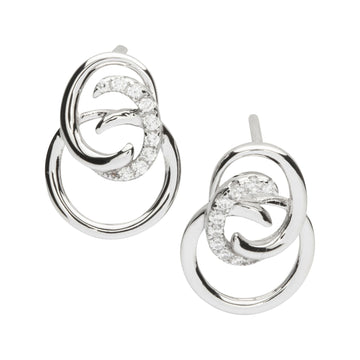 Nana Kay - Swinging Silver Breeze Earrings