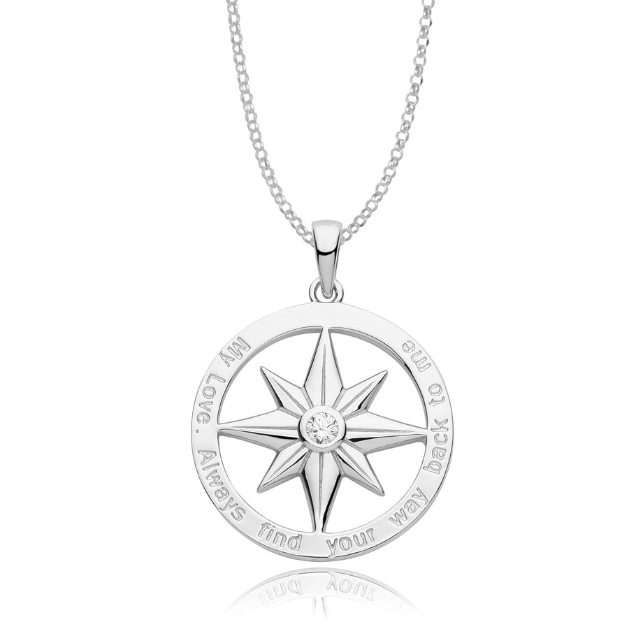 Sterling Silver Northern Star Pendant