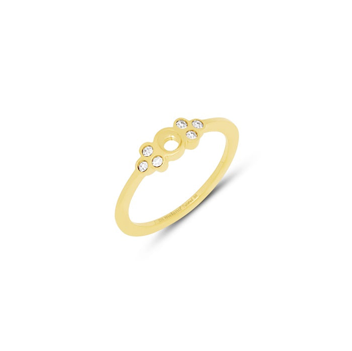 Melano Jewelry - Twisted Thera Crystal Ring
