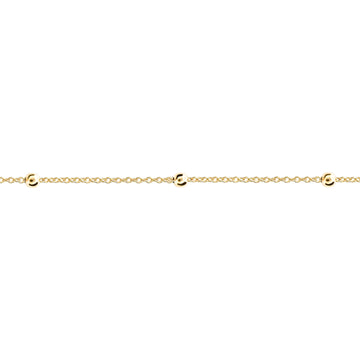 Silver Gold Plated Fine Trace and Ball Chain