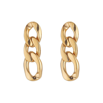 Knight & Day - Curb Chain Earrings