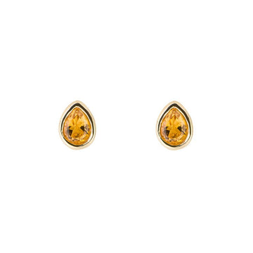Gold Plated November Birthstone Earrings