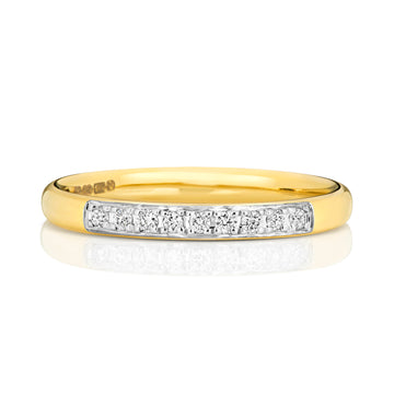 9ct Yellow Gold Wedding/Eternity Ring