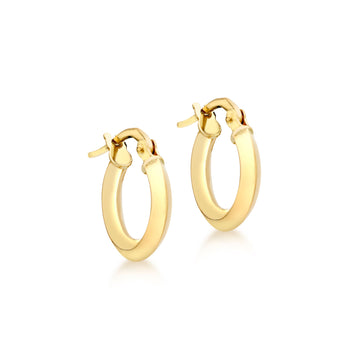9ct Gold Hoop Earrings