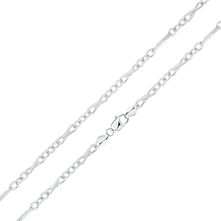 Silver Trombone Twist Bracelet