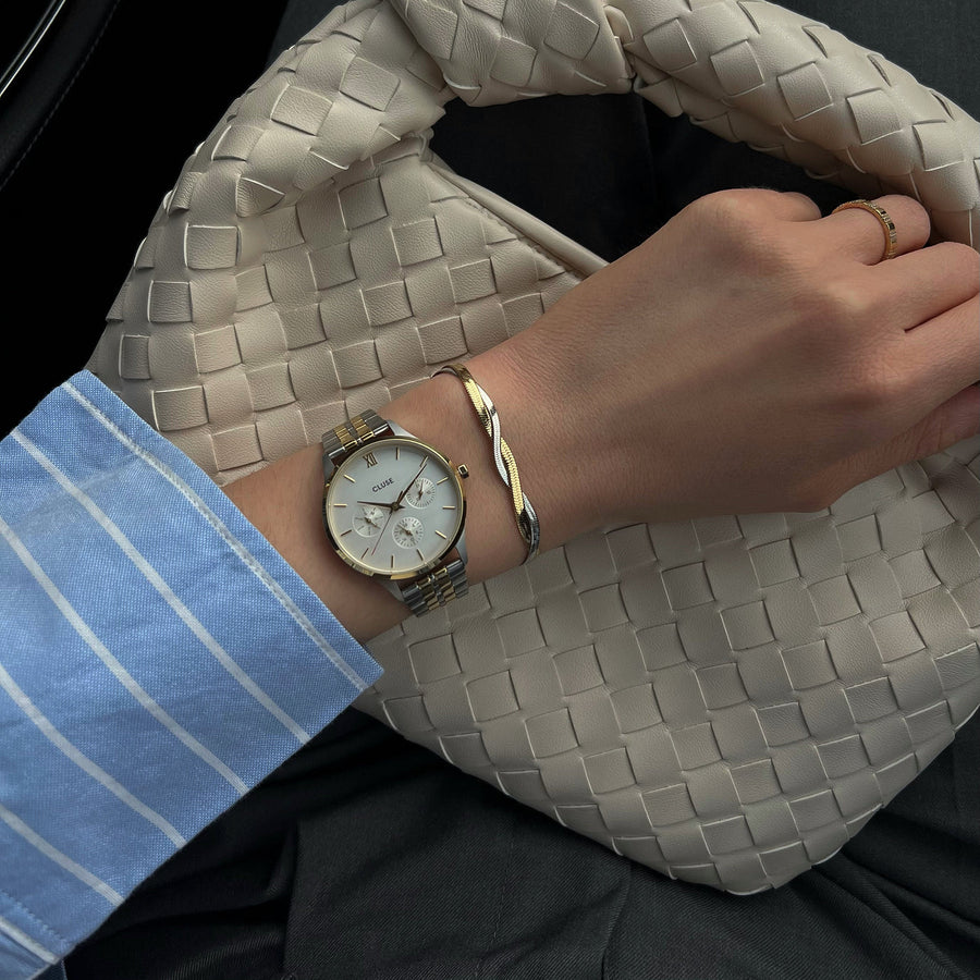 Cluse - Minuit Multifunction Watch Steel, Two-Tone