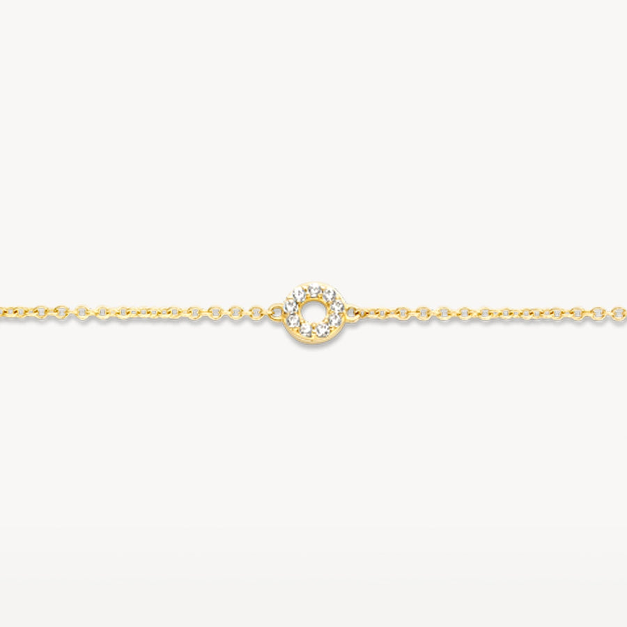 Blush Jewels - 14ct Yellow Gold Bracelet with Zirconia