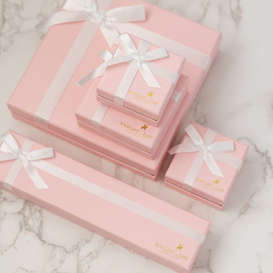 Knight & Day - The Pink Box Gold Pearl Hoops