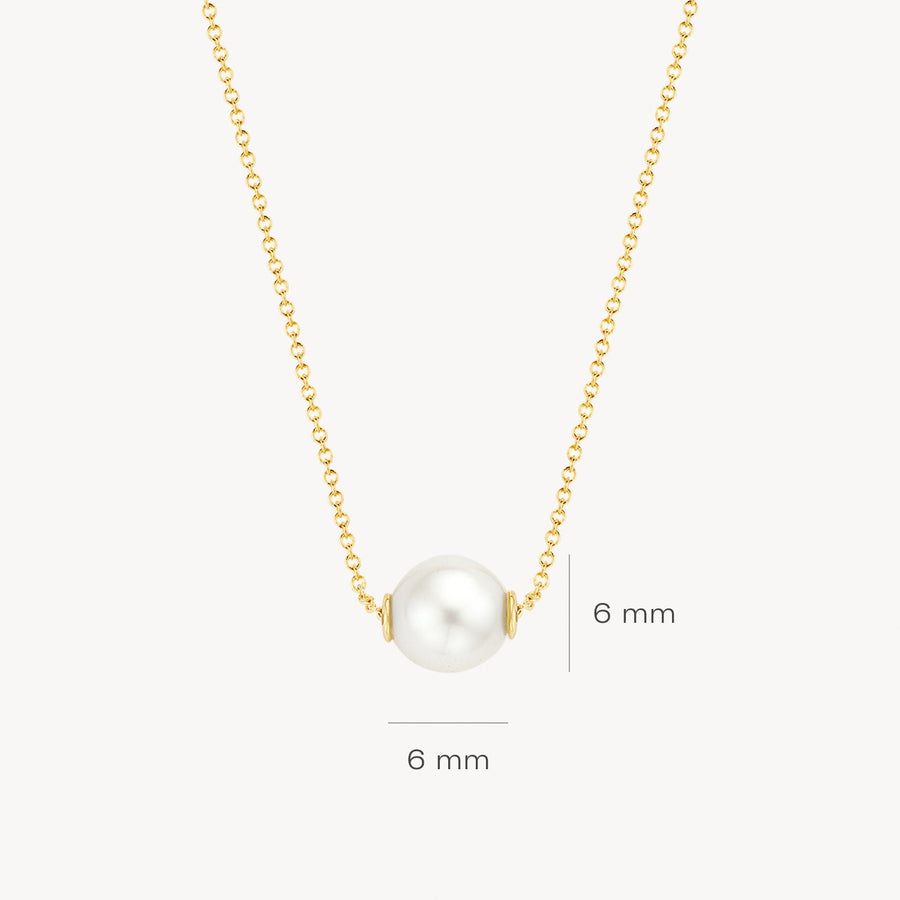 Blush Jewels - 14ct Yellow Gold Pearl Pendant