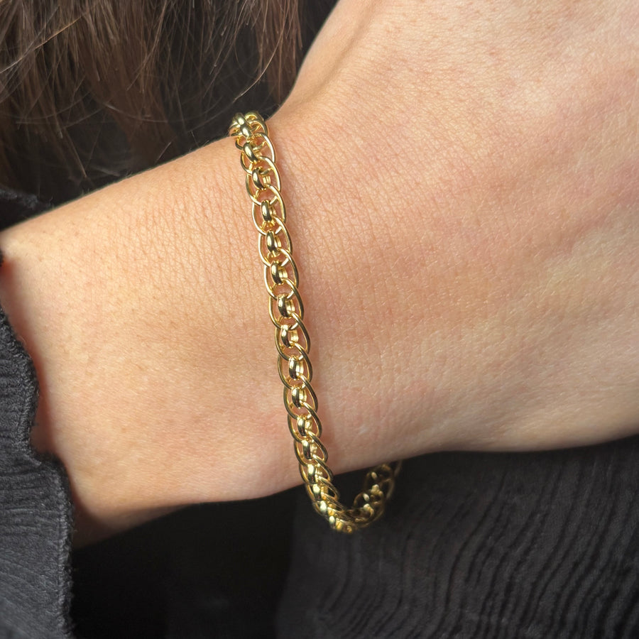 9ct Gold Fancy Link Bracelet