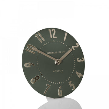 Mulberry Mantel Clock - Olive Green