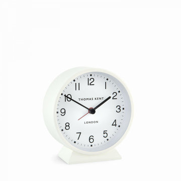 Puffin Mantel Clock - Snowberry White