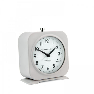 Finch Mantel Clock - Warm Grey