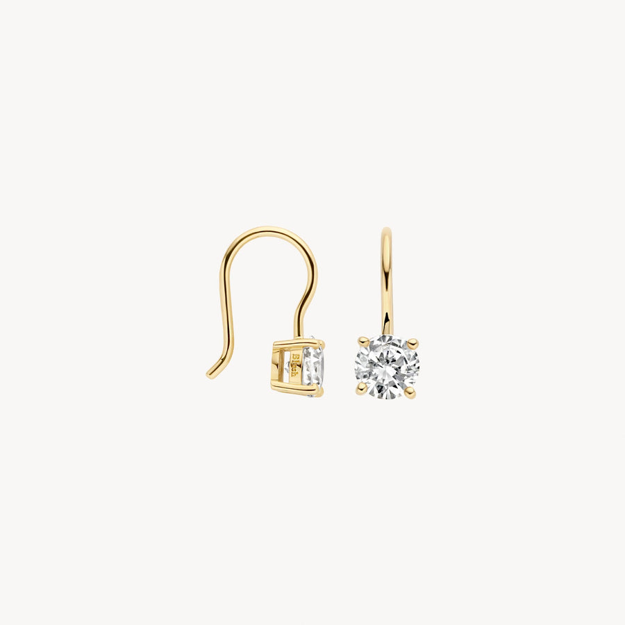 Blush Jewels - 14ct Yellow Gold Earrings with Zirconia