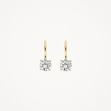 Blush Jewels - 14ct Yellow Gold Earrings with Zirconia