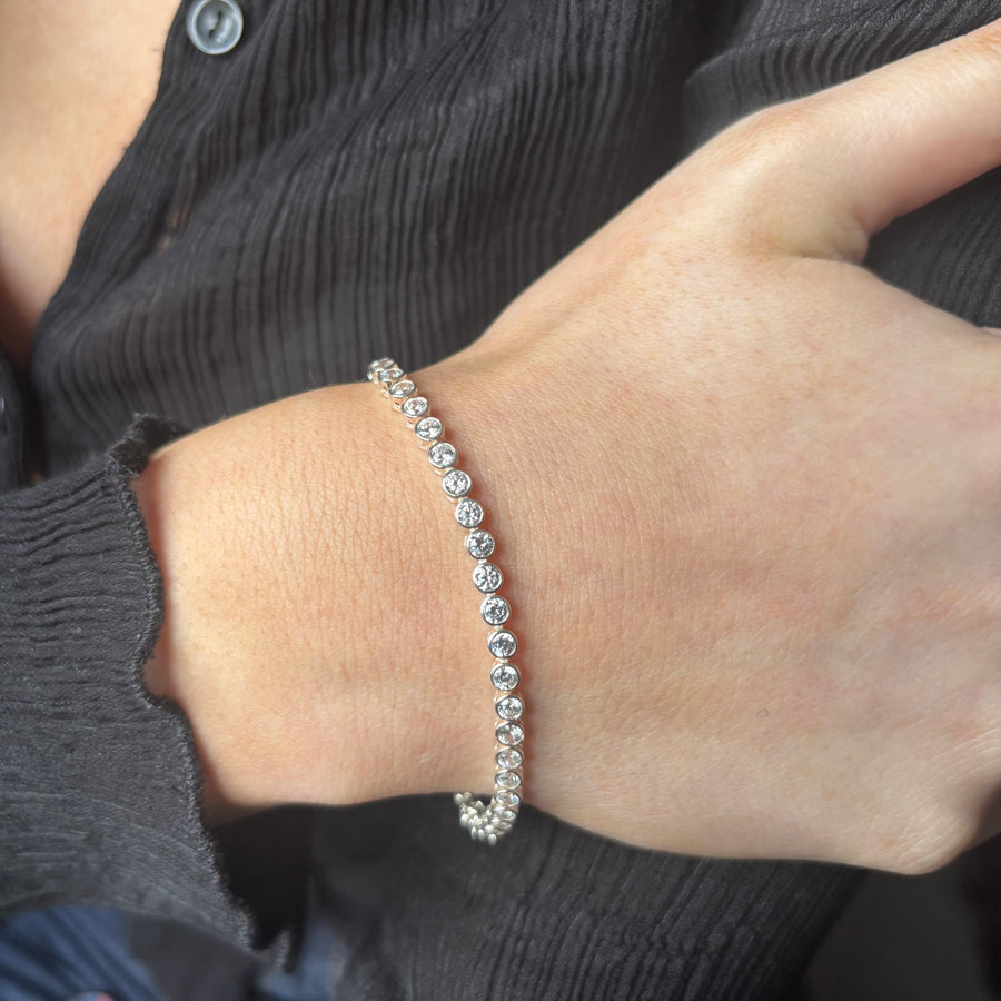 Silver Tennis Bracelet