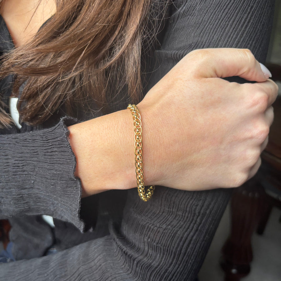 9ct Gold Fancy Link Bracelet