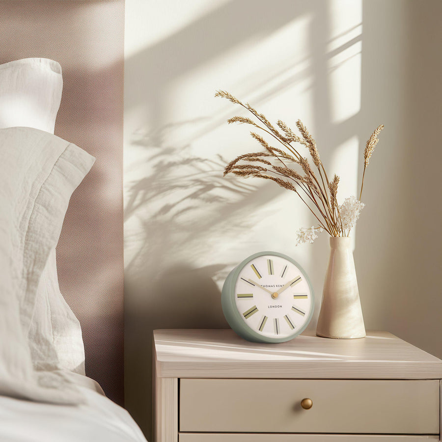 Swift Mantel Clock - Dusky Green