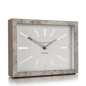 Smithfield Mantel Clock - Pewter