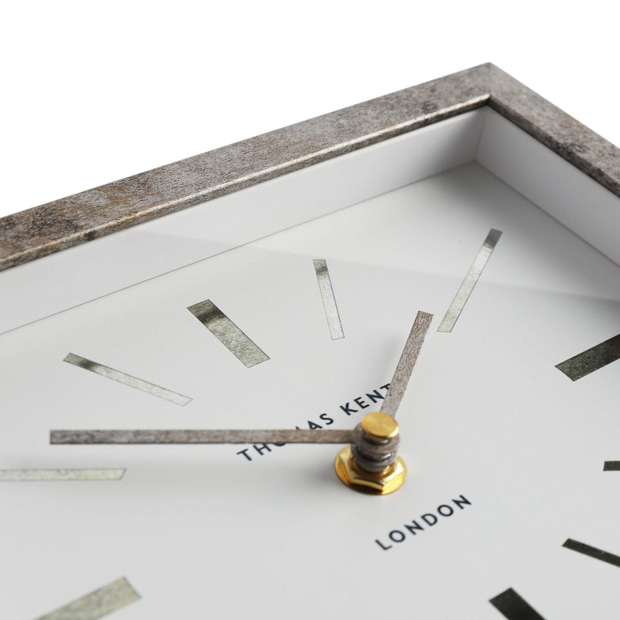 Smithfield Mantel Clock - Pewter