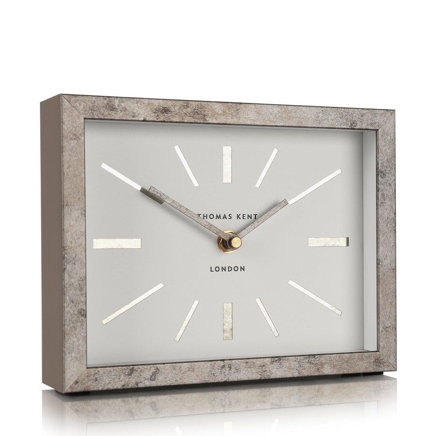 Smithfield Mantel Clock - Pewter