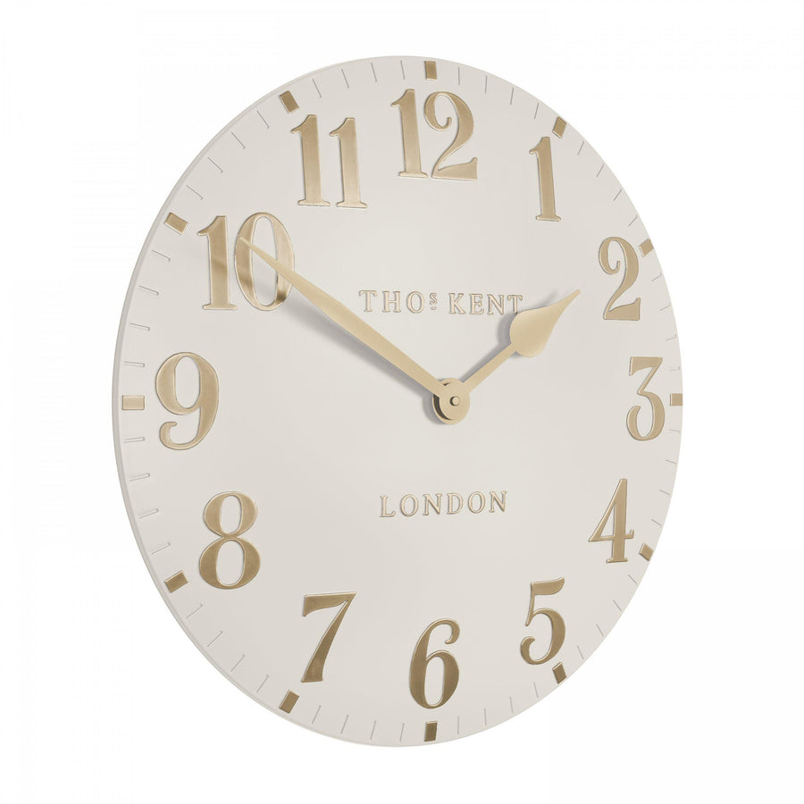 Arabic Large Wall Clock - Oatmeal
