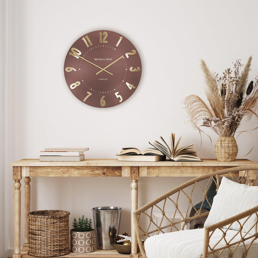Mulberry Large Wall Clock - Auburn