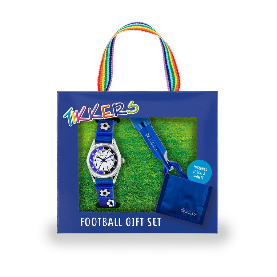 Tikkers Football Watch Gift Set