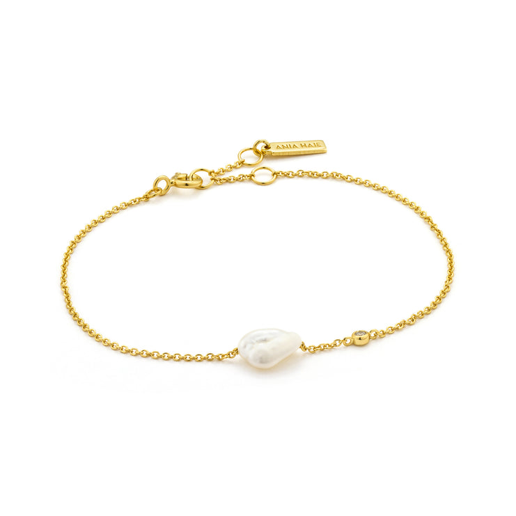 Ania Haie - Gold Pearl Bracelet