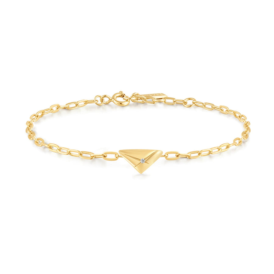 Ania Haie - Gold Triangle Kiss Bracelet