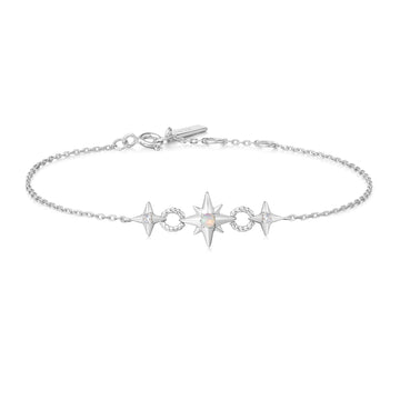 Ania Haie - Silver Linked Star Bracelet