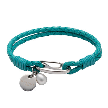 Unique & Co - Ladies Turquoise Leather Bracelet