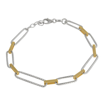 Fraboso - Paperclip Link Bracelet Yellow