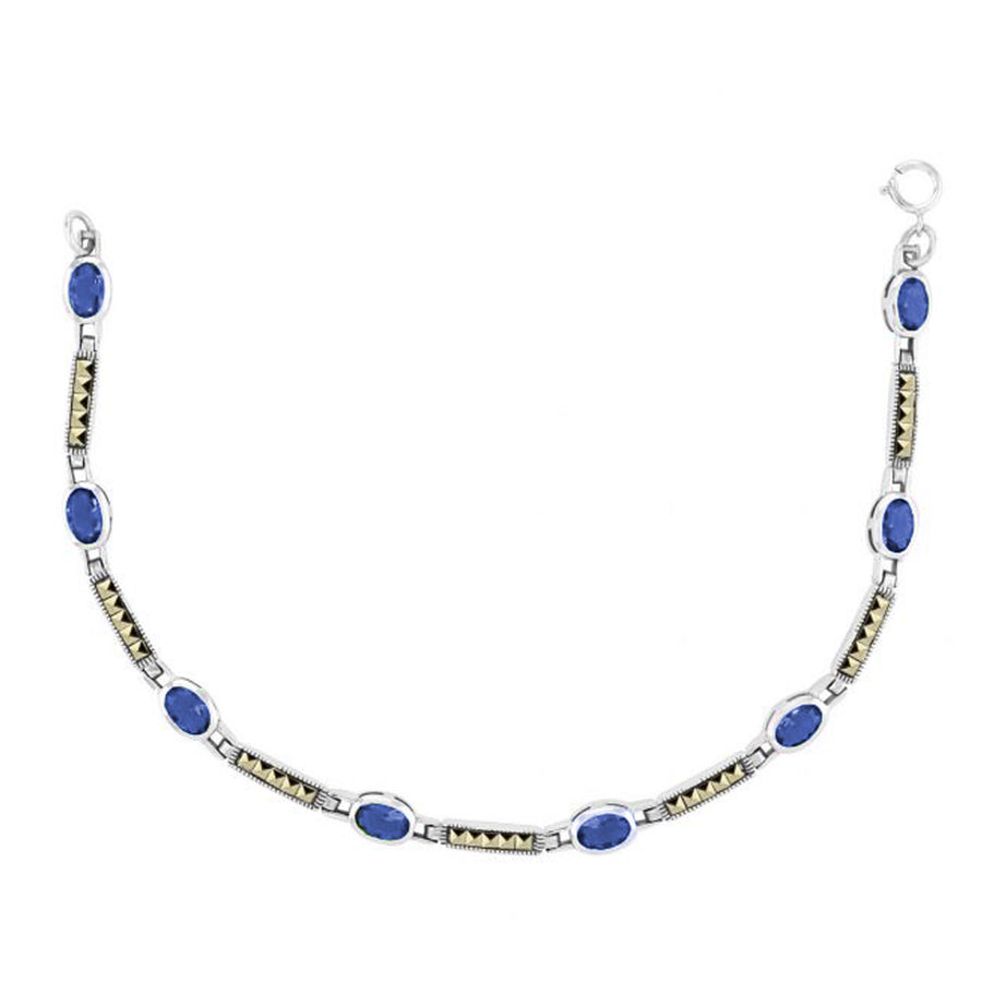 Marcasite Sapphire Bracelet