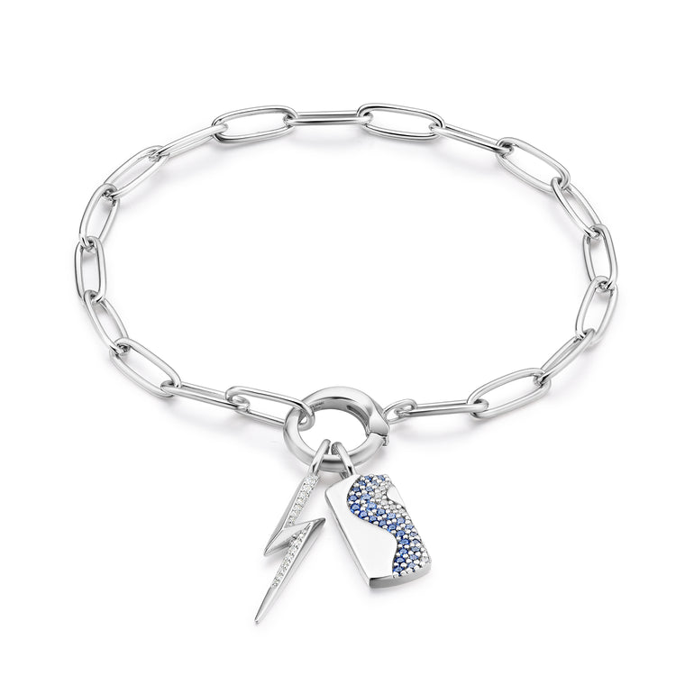 Ania Haie - Silver Link Charm Chain Connector Bracelet