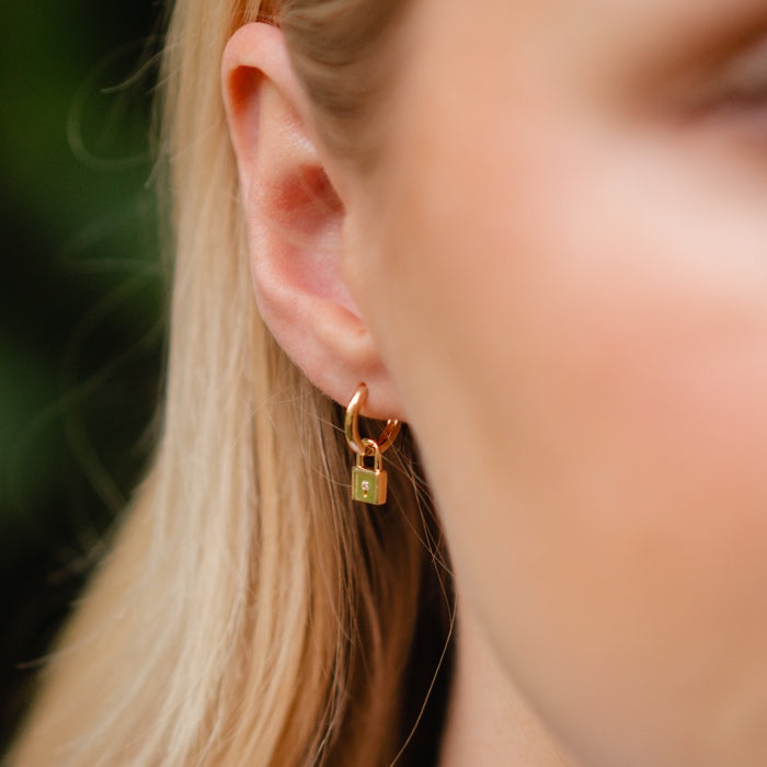 Burren - Locking For Love Earrings