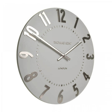Mulberry Large Wall Clock - Silver Cloud