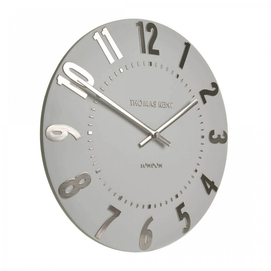 Mulberry Large Wall Clock - Silver Cloud