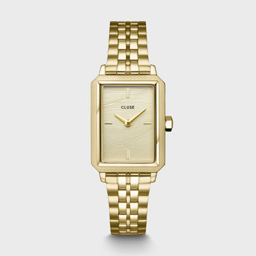 Cluse - Fluette Steel Sand Texture Gold, Gold Colour