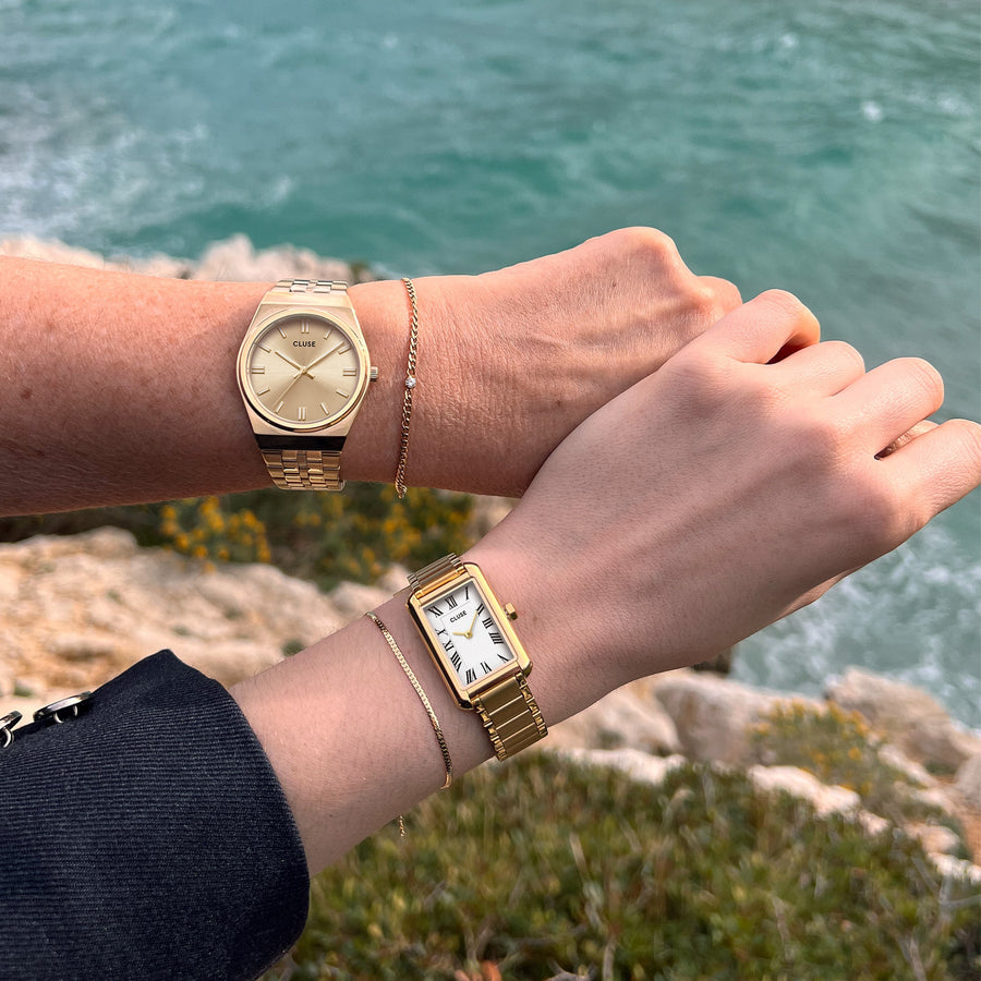 Cluse - Retro 70's Watch Steel, Full Gold Colour