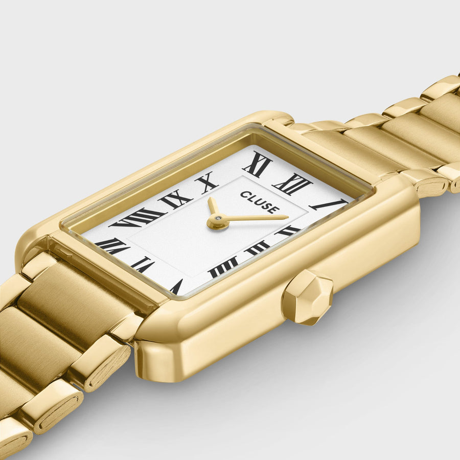 Cluse - Belisenna Watch Steel, White, Gold Colour