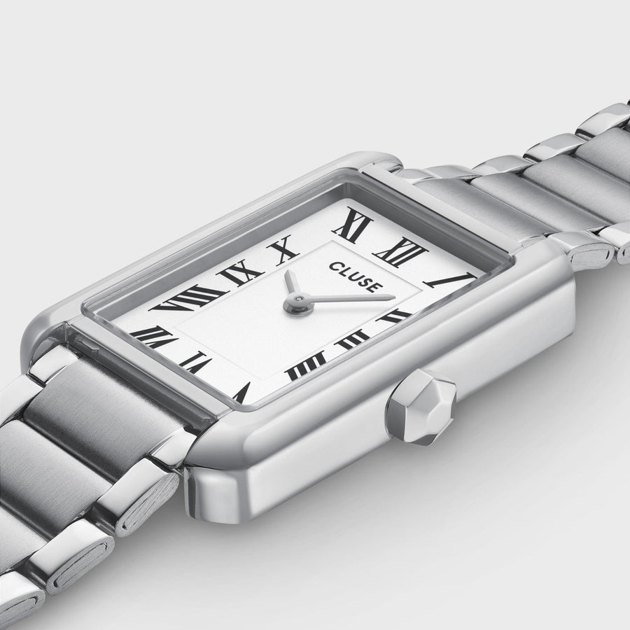 Cluse - Belisenna Watch Steel, White, Silver Colour