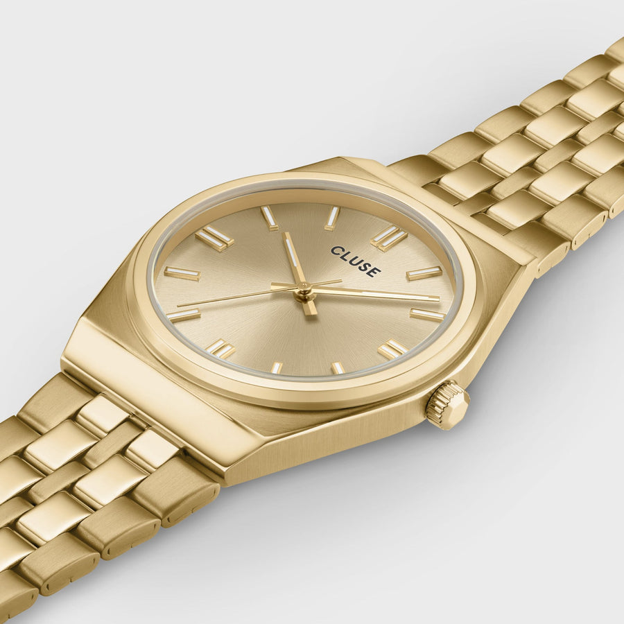 Cluse - Retro 70's Watch Steel, Full Gold Colour