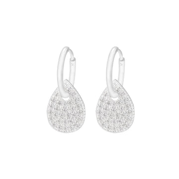 Knight & Day - CZ Teardrop Earrings