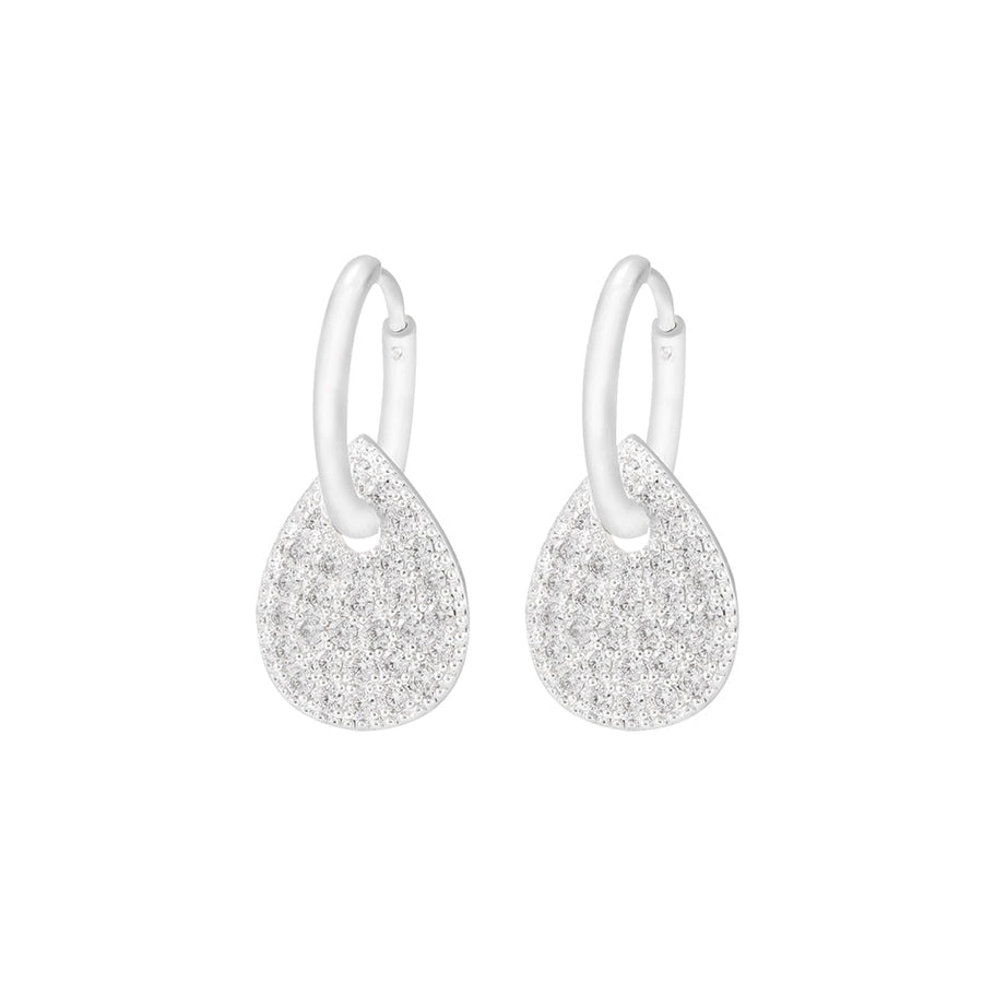Knight & Day - CZ Teardrop Earrings