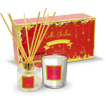 Celtic Candles - Christmas Gift Box - Cinnamon & Winter Berry