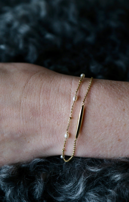 Mary-K - Gold Seed Pearl Bracelet