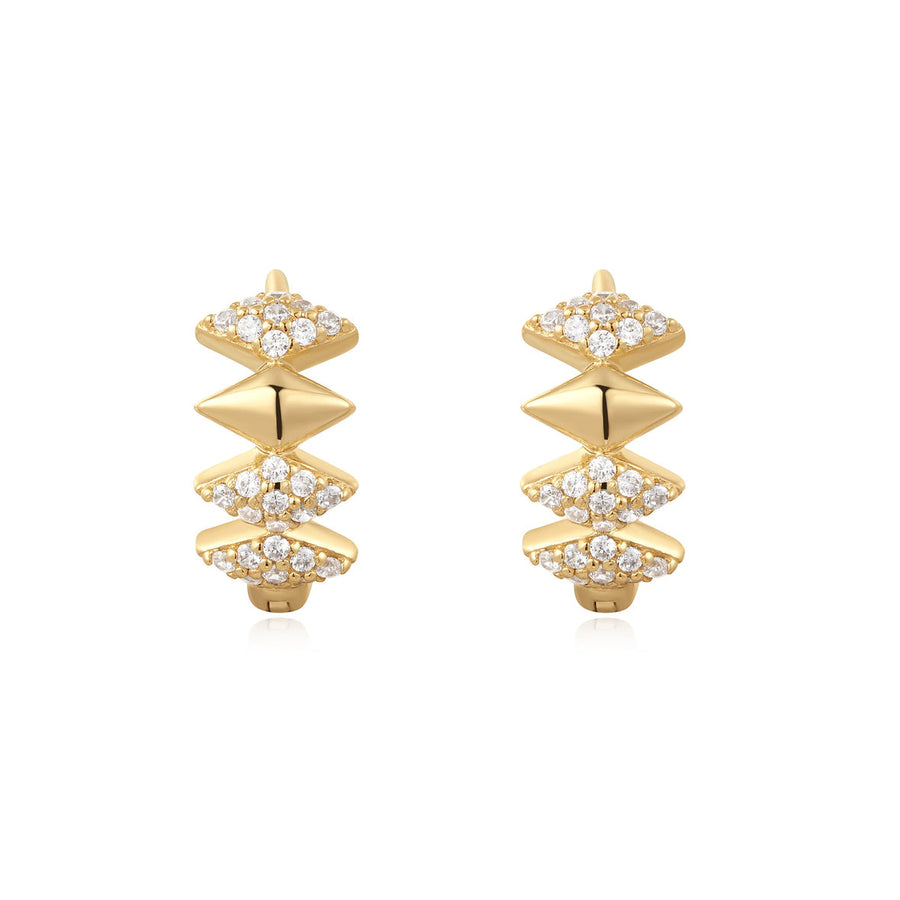 Ania Haie - Gold Multi Sparkle Huggies